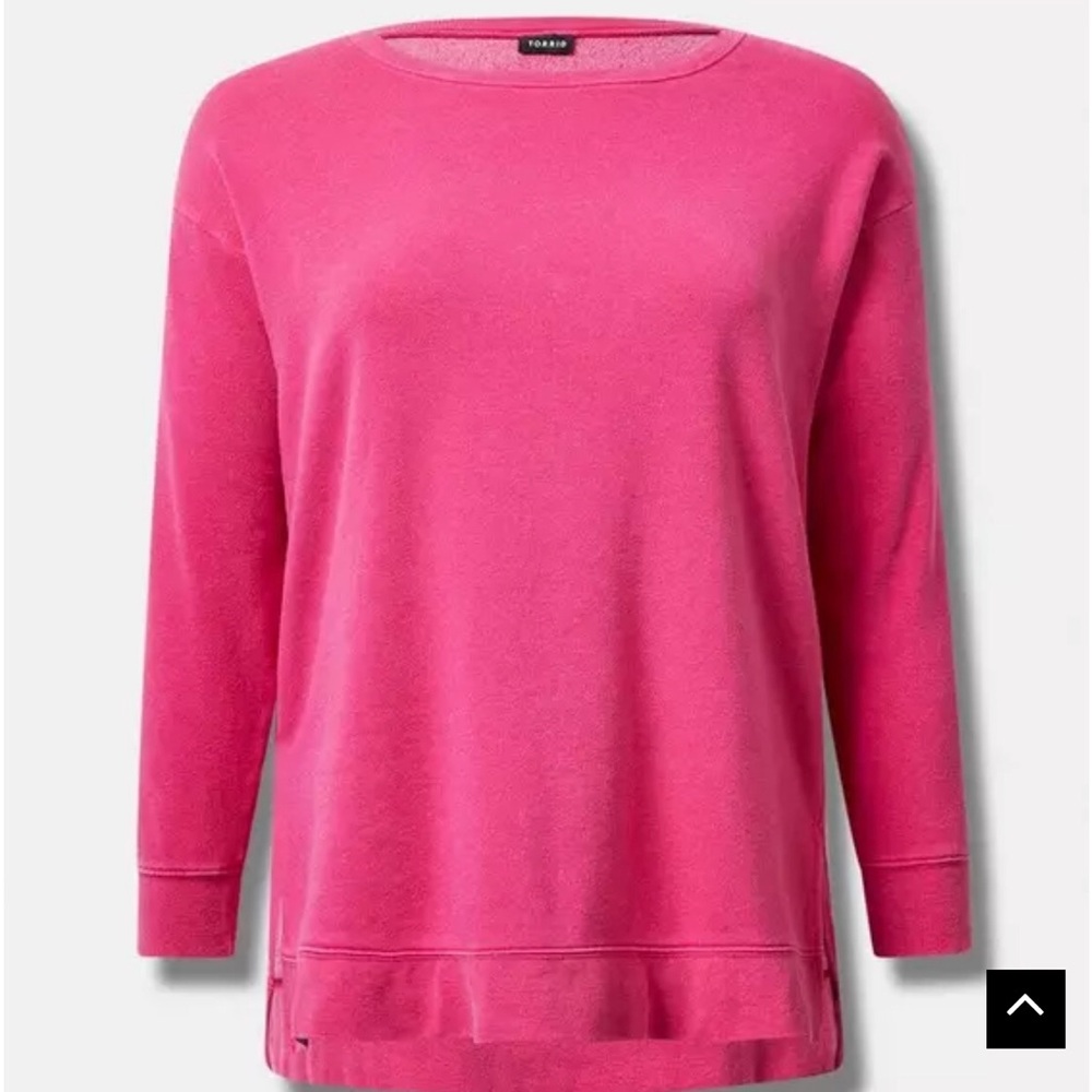 Torrid Fleece drop shoulder sweatshirt NWT - Picture 3 of 3